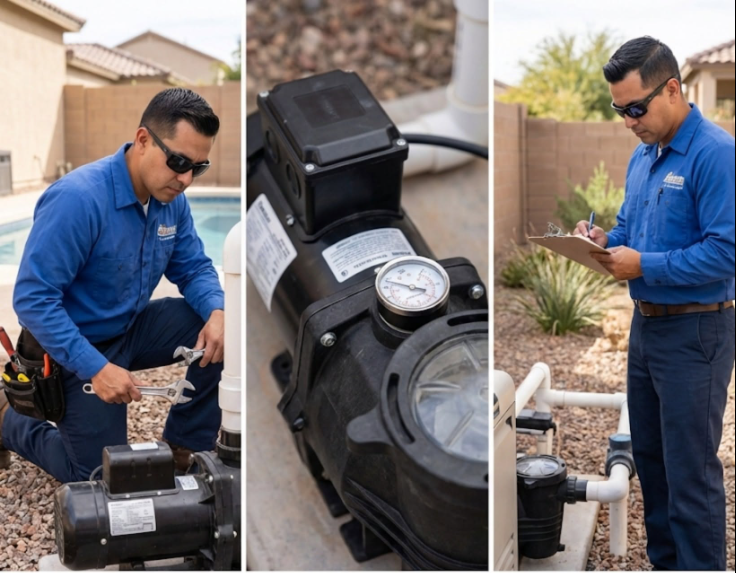 Pool equipment and plumbing